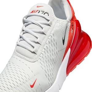 Nike Tênis masculino Air Max 270, Pó de fóton/preto-picante