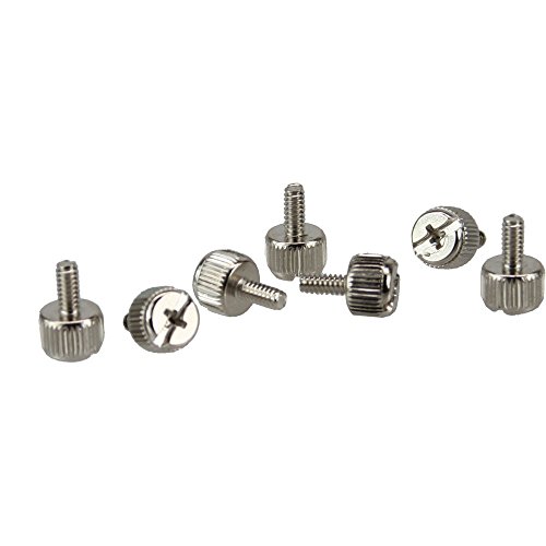 Preisvergleich Produktbild InLine Rändelschrauben, silber, für Gehäuse, 12mm, 6er Pack