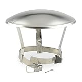 schornsteinhaube klappbar Ø 140 - 180 mm Schornsteinhaube Universell Ø 140-180 mm