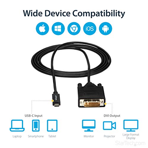 Cable USB-C a DVI-D con Modo Alt de DP para pantallas Full HD sin cortes 5