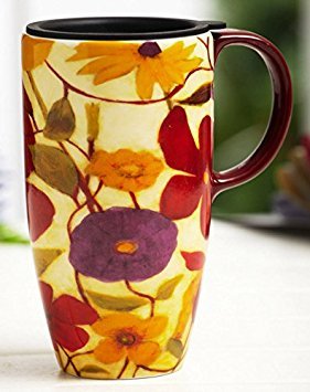 Floral Spice Latte Travel Mug