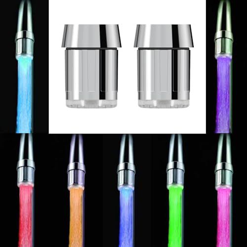 Accesorios para grifos con luces automáticas sin usar baterías 3
