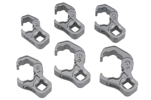 Laser 8874 Ratchet Flare Nut Wrench Set 3/8" D, Multi - Image 4