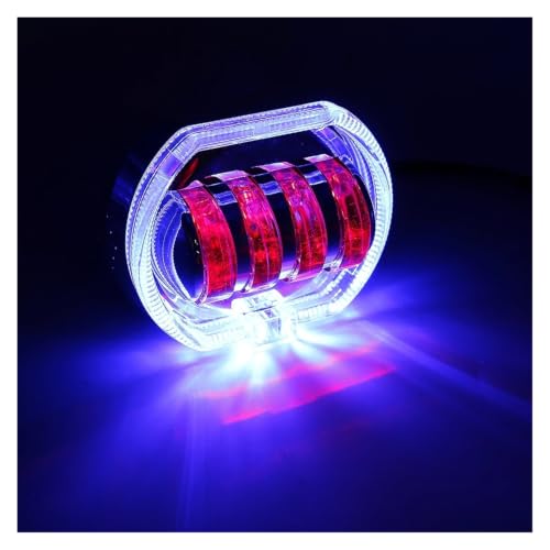 Phare de moto universel LED avant feu de croisement grand projecteur spot longue portée