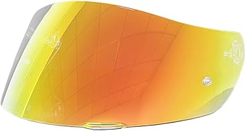 K1 Helmet Visor,UV Protecror Helmet Face Shield Visor Windshield for AGV K1, K1S, K3SV, K5, K5SRevo Clear Red-day and night