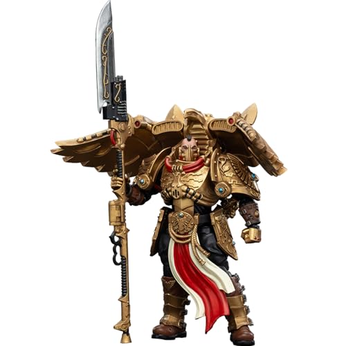 JOYTOY Warhammer 40k Legio Custodes, Legio Custodes Custodian Venatari Squad Venatari with Venatari Lance 1/18 Action Figure, Dedicated to You Who Love Collecting