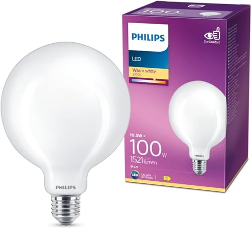 Philips LED Classic E27 Filament Lampe (100 W), matte LED Lampe in...