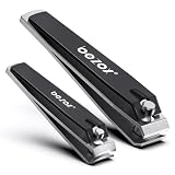 BEZOX 2-teilig Nagelknipser-Set für Finger- und Zehennägel