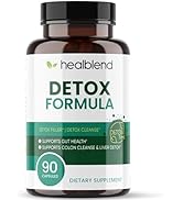 Complete Detox Cleanse Capsules: Liver &amp; Colon Health with Goldenseal Root and Bentonite Clay - N...