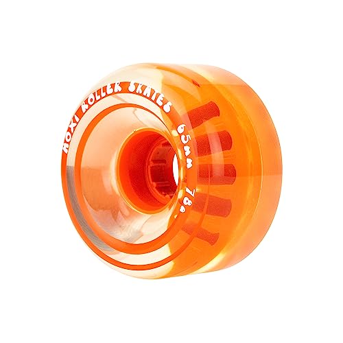Moxi Classic - Outdoor Roller Skate Wheels - 4 Pack of 35mm x 65mm 78A Wheels | Clementine