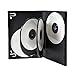 Progo Premium 14mm Standard Size 6-Disc DVD Case with Clear Sleeve - Space Saving Storage Solution for Blu-ray Discs, DVDs and CDs (2 pcs)