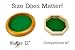 Wiz Dice 12-inch Felt-Lined Wooden Dice Trays (Round)