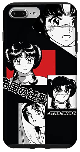 Coque iPhone 7 Plus/8 Plus Star Wars Leia style anime japonais