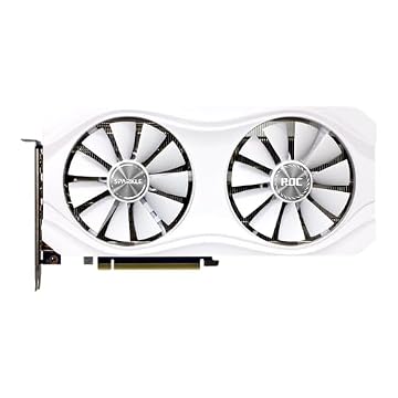 Sparkle Intel Arc A750 ROC Luna OC Edition, 8GB GDDR6, 2X DBB 100 mm ventilador, 2,5 compartimentos, placa traseira de metal, Luna White Edition, SA750RW-8GOC