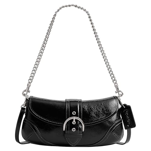 Crinkle Patent Leather Soho Bag 25