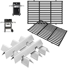 GS4 Spirit II Grill Parts for Weber Spirit II/I 300 SER E310 E320 GS4 Spirit 2 Grill Replacement Parts Accessories for Weber 7636 69797 67046 3400302 Flavorizer Bars&7638 7856 7860 Webber Grill Grates