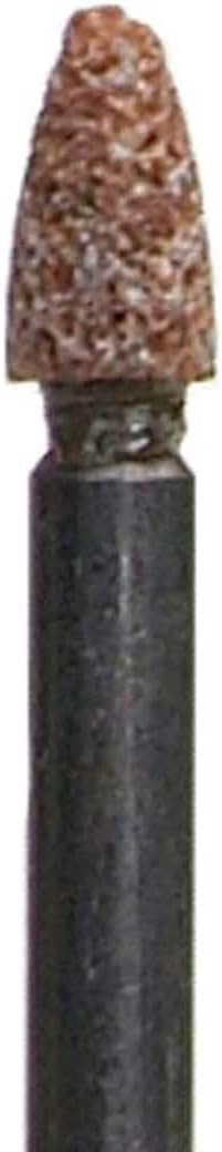 Norton 61463624425 1/8x1/4x1/8 In. Gemini 38A AO Vitrified Bond Mounted Points, Type B55, 60 Grit, 5 pack