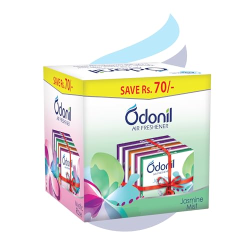 See full amazon price history chart for Odonil Bathroom Air Freshener Blocks Mixed Fragrances - 240g (48g*5) | Mixed Fragrances : 2xLavender, 1xJasmine, 1xOrchid, 1xRose | Long Lasting Fragrance | Lasts upto 30 days Odonil Bathroom Air Freshener Blocks Mixed Fragrances - 240g (48g*5) | Mixed Fragrances : 2xLavender, 1xJasmine, 1xOrchid, 1xRose | Long Lasting Fragrance | Lasts upto 30 days (B0CQ2R6SS9) Amazon Price History, Amazon Price Tracker
