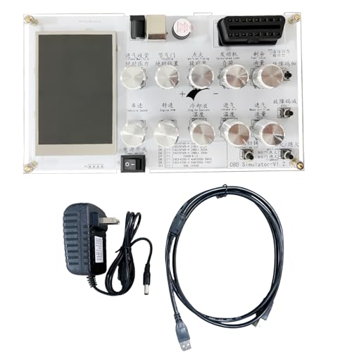 Car ECU OBD Simulator with LCD