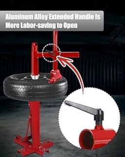 EXODIOS Upgrade Manual Tire Changer Duck Head Kit with Silver Cone, with Tire Changer Duck Head Fit for Most Car Tires (with Silver Cone)