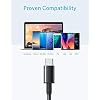 Anker Cable [2 Pack 3ft], USB A to USB C Cable for iPhone 17 Series,Samsung Galaxy S10 S10+, LG V30, Beats Fit Pro and More (Black).