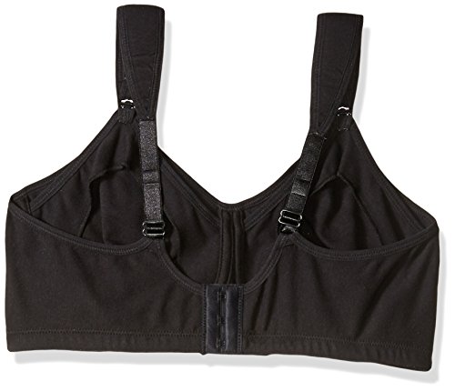 Loving Moments By Leading Lady Women's Active Wirefree Nursing Bra, Black, 42Dd #TOP1