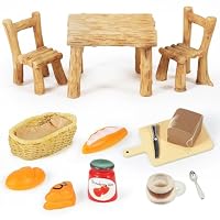 Set De 17 Accessoires Cuisine De Noël Miniatures – 1:12 – œufs, Rouleau, Mixeur, Balance – Pour Maison De Poupée