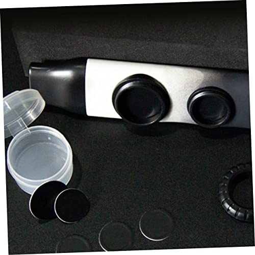 Vaguelly 4 Sets Kazoo Flute Diaphragm Kid Instrument Flute For Kids Gadgets For Kids Kazoo Membrane Flute Diaphragms Replacements Black Kazoo Membrane Flute Diaphragm Mouth Kazoo Film Child #TOP6