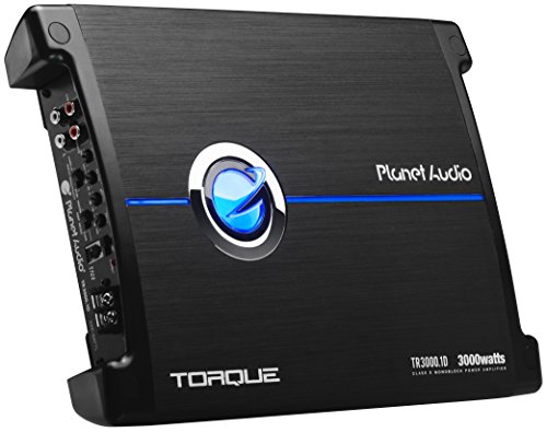 Planet Audio Tr3000.1D Class D Car Amplifier - 3000 Watts, 1 Ohm Stable, Digital, Monoblock, Mosfet Power Supply, Great For Subwoofers #TOP2
