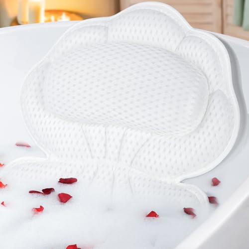 Bath Pillows for Tub, Afitton Luxury Bath Pillow Bathtub Pillow H...