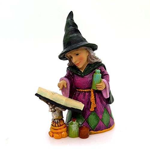 Enesco Jim Shore Heartwood Creek Mini Witch with Spell Book
