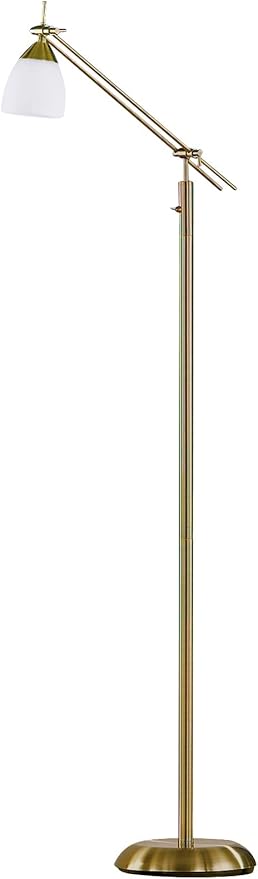 Trio Leuchten Trio 4035011-04 scharnierende staande lamp oud messing