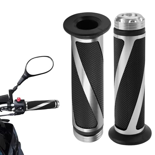 1 paire de poignées de guidon de moto, 22 mm/24 mm, 7/8