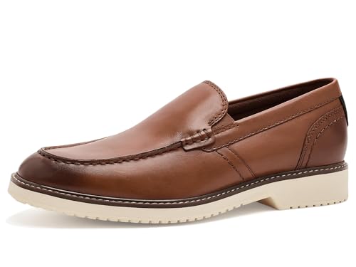 Rockport Men's Cristian Caramel Leather 14 Medium