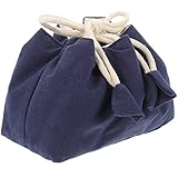 UPKOCH Portable Teapot Bag 7.48X5.51X4.33 Inch Cotton Drawstring Tea Set Storage Bag Lightweight Organizer for Travel Camping Outdoor Tea Accessories