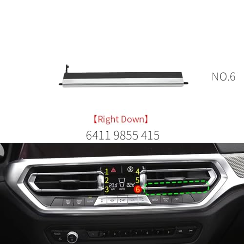 Grille d'aération avant BMW 320 323 X3 Z4 clip de climatisation 64119855415