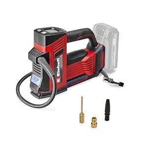 Einhell Akku-Autokompressor CE-CC 18/23 D Li-Solo Power X-Change (18 V, max. 11 bar, digitales Manometer mit LCD-Display, automatische Abschaltfunktion, ohne Akku)