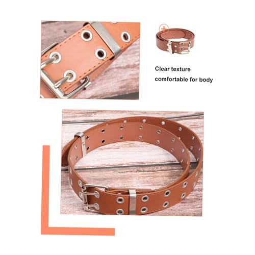 2pcs Ladies Belt Para Mujeres Lumbar Belt Secure Straps for Belt Punk Style2