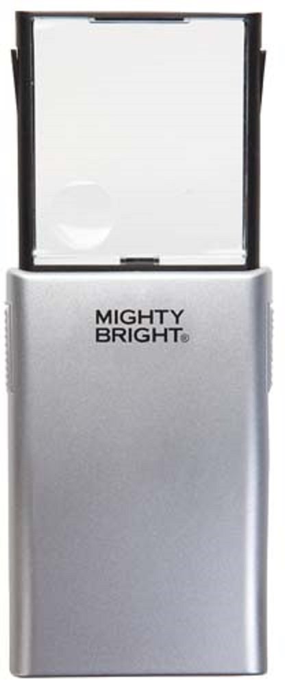 Mighty Bright86012 LED Lighted Pop-Up Magnifier, Silver