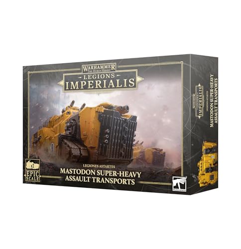 Warhammer Legions Imperialis Mastodon figurines transports d'assaut Horus Heresy