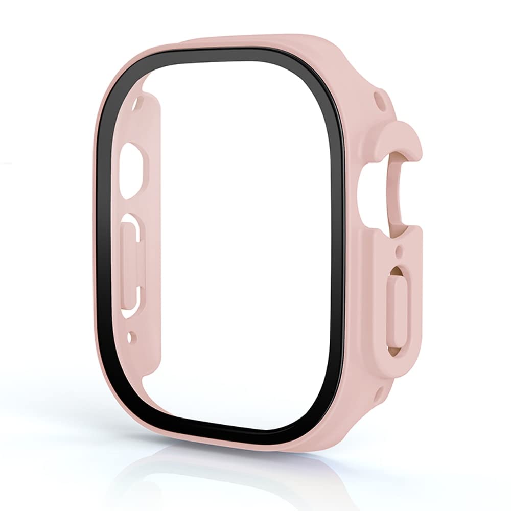 Écran iWatch Serie Ultra 49mm brisé évitez les rayures en rose