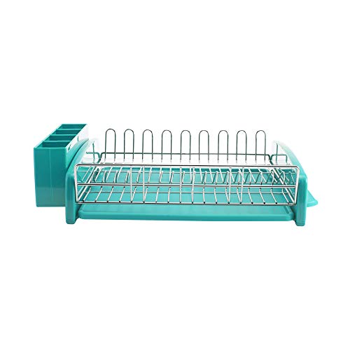 KitchenAid 3-Piece Dish Rack, Aqua Sky