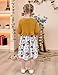 Goodstoworld 4T 5T Dresses for Girls Butterfly Cotton Long Sleeve Dresss Size 4 5 Brown Ruffle Cardigan Shrug Set Daughter Toddler Formal Fall 2 Piece Clothes for Holiday