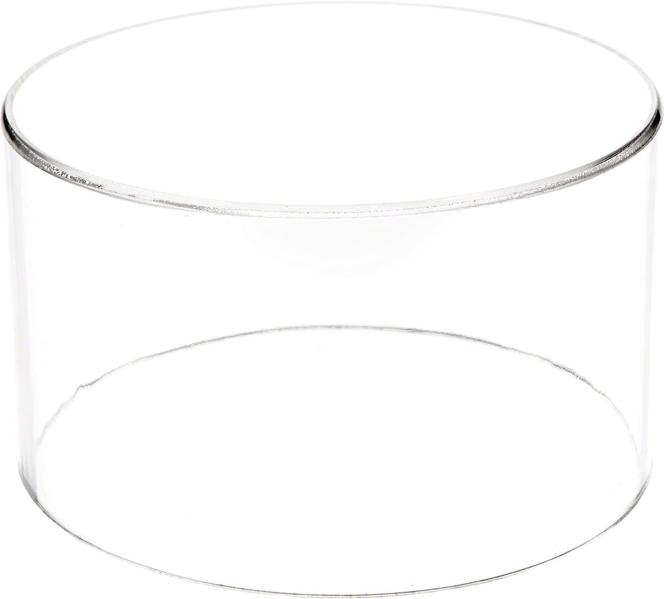 Amazon.com: Plymor Clear Acrylic Round Cylinder Display Riser, 4 inches ...