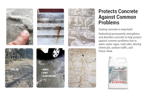 Radonseal 110 Plus Deep-Penetrating Concrete Sealer, Basement Waterproofing & Radon Mitigation In One thumb #6