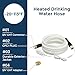 Giraffe Tools 15FT Heated Water Hose for Camper with GFCI, 5/8-Inches Lead and 50FT Heating Cable for Pipe with GFCI Heavy-Duty, Self-Regulating