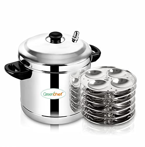 Greenchef Vesta Idly Maker 6 Plates - Image 2