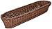 Produktbild Saleen Mehrzweck-/Baguettekorb, Gastrotauglich, Oval, 42 x 6,5 x 6,5 cm, Kunststofffaser, Dunkelbraun, 02084606101