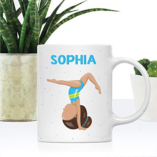 Andaz-Press-Personalized-11oz-Kids-Milk-Hot-Chocolate-Mug-Brown-Haired-Girl-Gymnastics-Pose-3-1-Pack-Custom-Childs-Birthday-Christmas-Coffee-Cup Andaz Press Personalized 11oz Kids Milk Hot Chocolate Mug Brown Haired Girl Gymnastics Pose 3 1 Pack Custom Childs Birthday Christmas Coffee Cup
