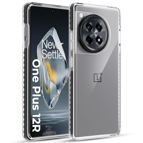 Image of A rtistque Ultra Stylish Back Cover Case for OnePlus 12R 5G | Premium Shockproof TPU | Protective Design | OnePlus 12R 5G Cover - Black